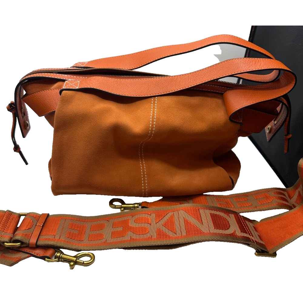Liebeskind Orange Crossbody Bag with Branded Strap